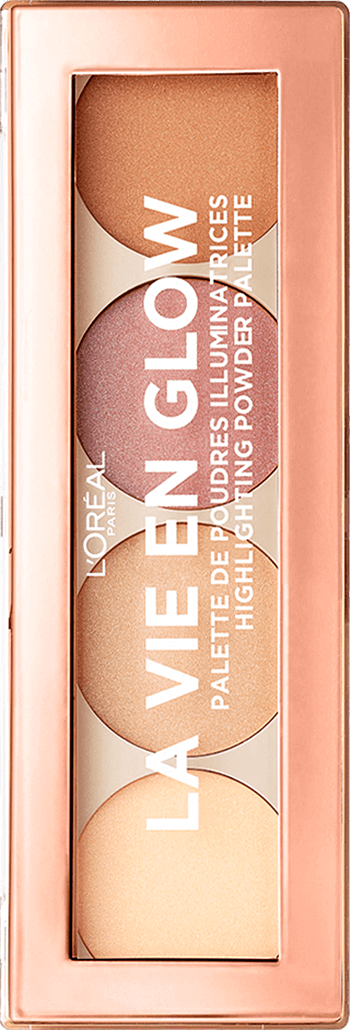Paleta De Iluminadores 01 Golden Glow La vie En Glow Woke Up Like This